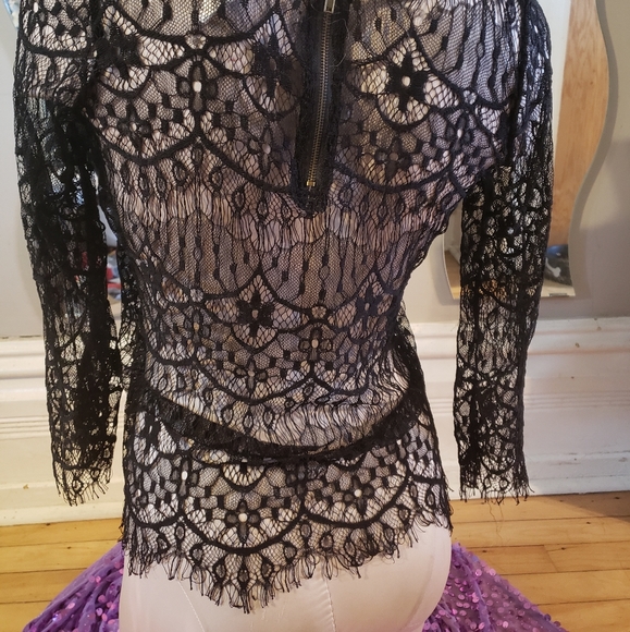 π2for50π Gothic Candy Couture Mesh Top - Picture 3 of 5